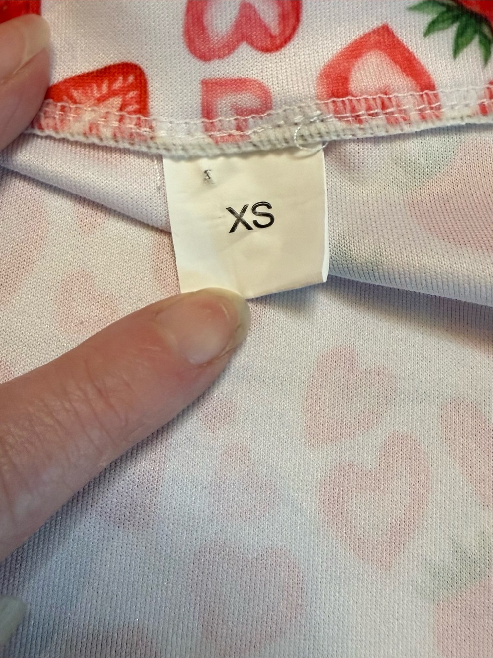 Women’s Pink Strawberry-Print Bomber Jacket - XS